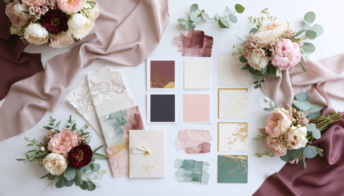 découvrez comment choisir la palette de couleurs idéale pour un mariage grâce à notre guide complet, et créez une ambiance parfaite pour votre grand jour.