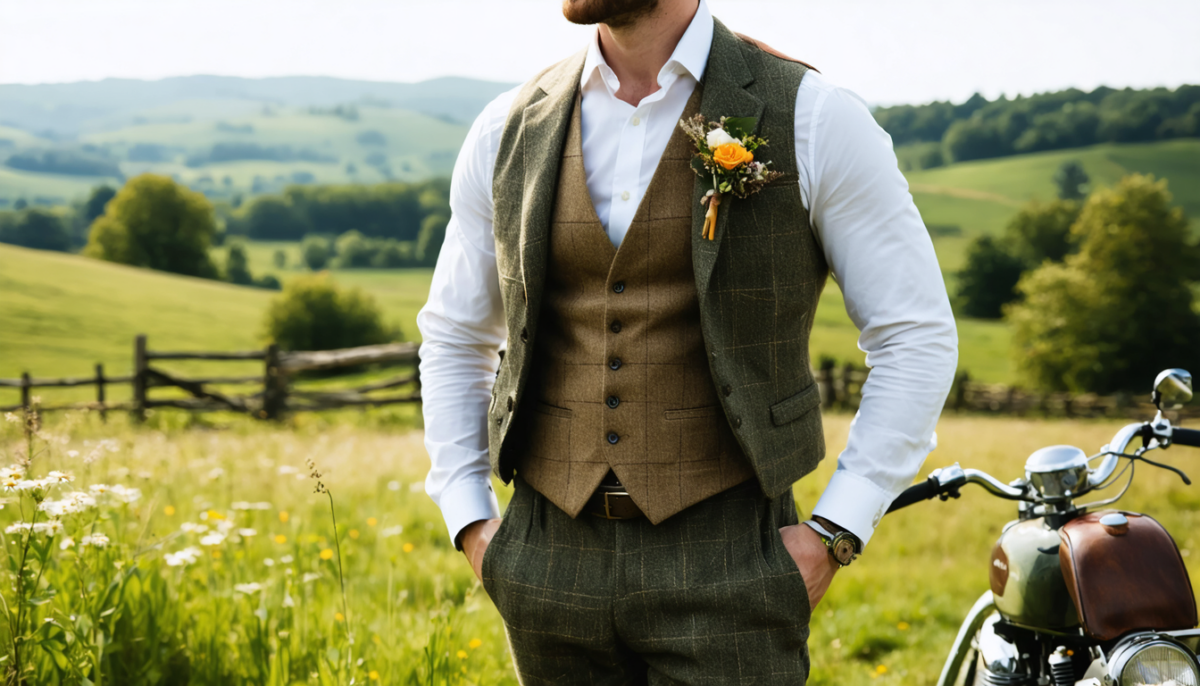 découvrez comment choisir la tenue rustique idéale pour un marié au style bucolique, alliant élégance et charme champêtre pour un mariage inoubliable.