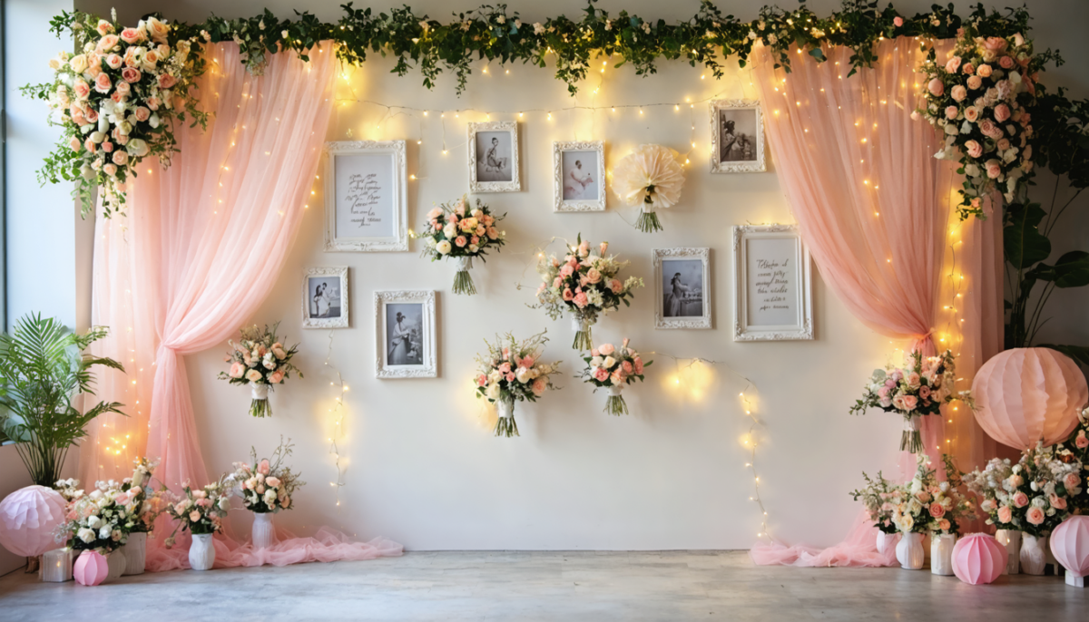 découvrez des idées créatives et originales pour sublimer la décoration murale de votre mariage et créer une ambiance unique et élégante.