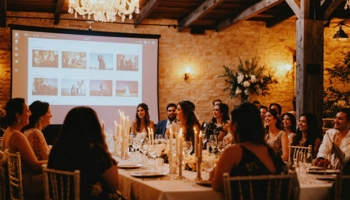 découvrez la durée idéale pour un diaporama de mariage afin de captiver vos invités tout en racontant votre histoire d'amour de façon élégante et émouvante.