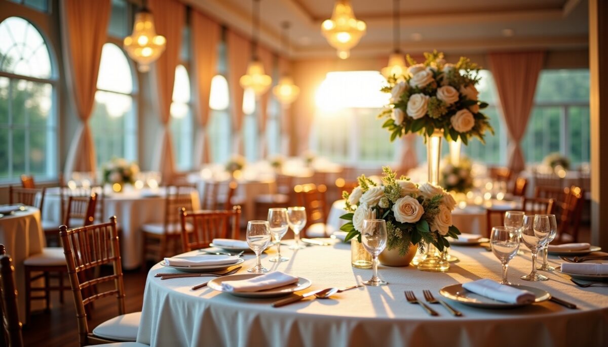 Laissez libre cours à votre créativité : idées originales pour une décoration de salle de mariage unique