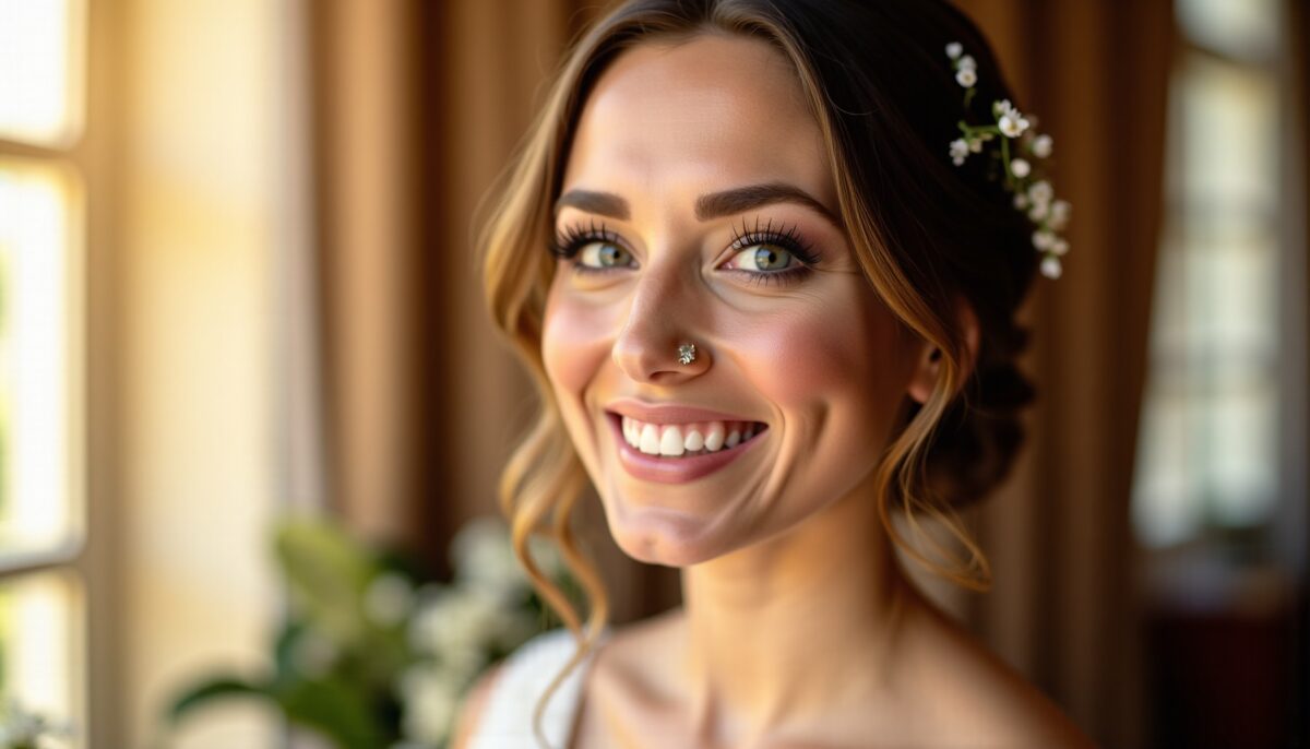 Maquillage de mariage pour yeux bleus : astuces couleur et techniques pour un regard sublime