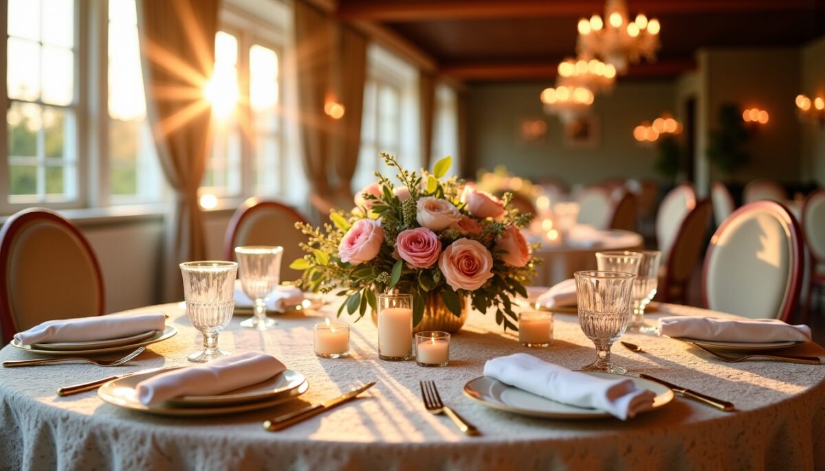 Décorations inédites pour magnifier votre table ronde de mariage