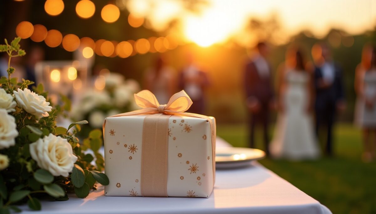 Quel budget prévoir pour un cadeau lors d'un vin d’honneur de mariage ?