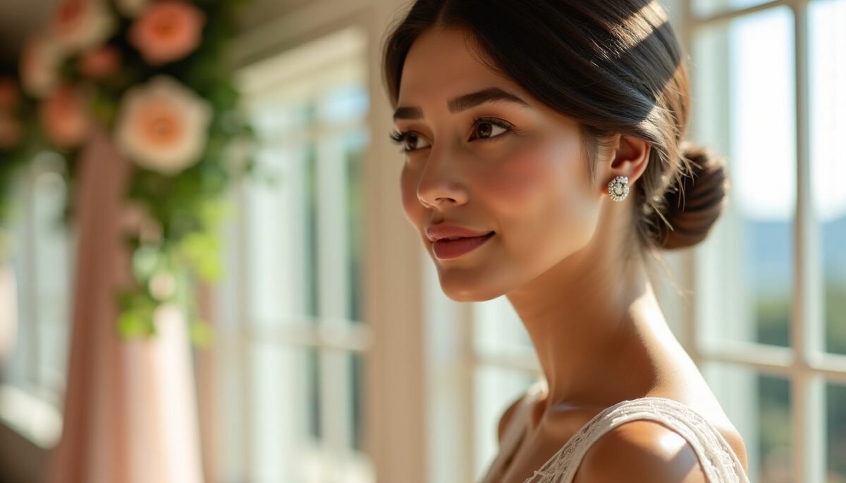 Boucles d’oreilles chic pour invitées de mariage : l’art d’allier élégance et discrétion