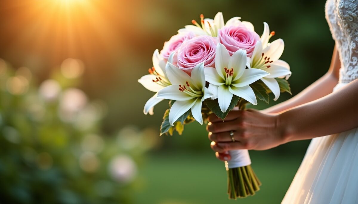 Choisir la couleur parfaite pour votre bouquet de mariage : astuces et inspirations lumineuses