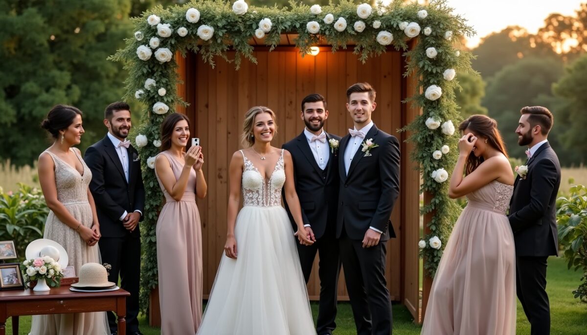 Créez un décor photomaton original et mémorable pour votre mariage : astuces et inspirations
