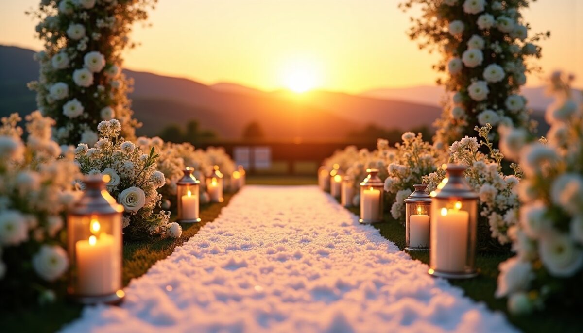 Mariage : astuces déco d’allée pour un moment inoubliable