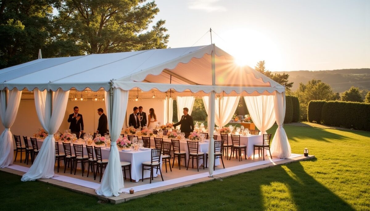 Chapiteau de mariage en Île-de-France : Guide complet pour choisir et organiser la location idéale